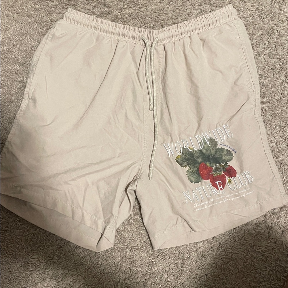 Rue21 Cream Men's Hybrid Shorts